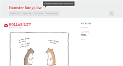 Desktop Screenshot of hamsterbungalow.com